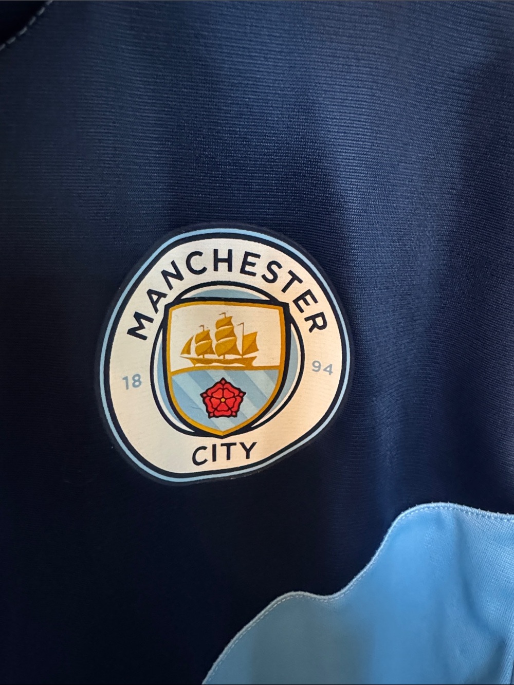 Light Blue Performance Track Jacket - Picture 4 of 5